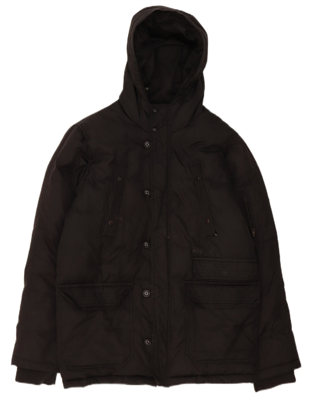 Giacca imbottita con cappuccio da uomo PEPE Jeans UK 38 poliestere nero medio