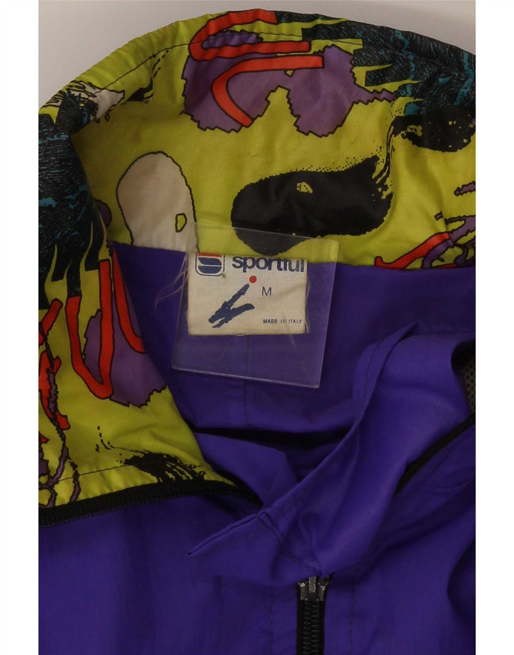 Sportful Giacca da uomo pullover da ginnastica, viola medio, a rombi/diamante