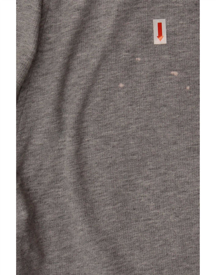 Pantaloni della tuta da donna Nike UK 10/12 Cotone grigio medio