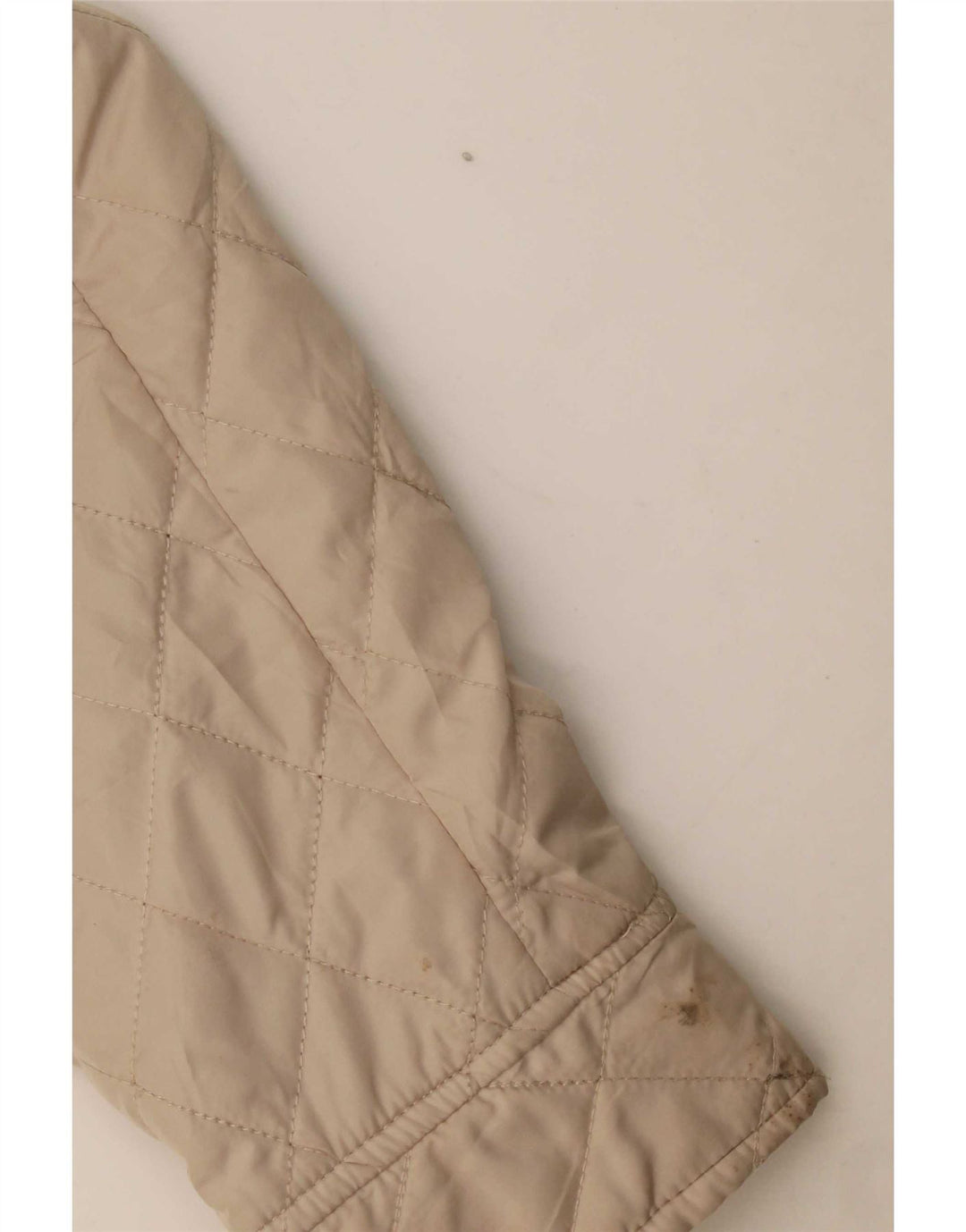 Giacca trapuntata da donna Marks & Spencer UK 16 Large Beige Poliestere