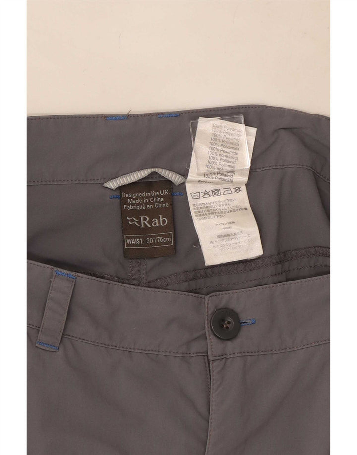 Pantaloncini chino da donna Rab W30 poliestere grigio medio
