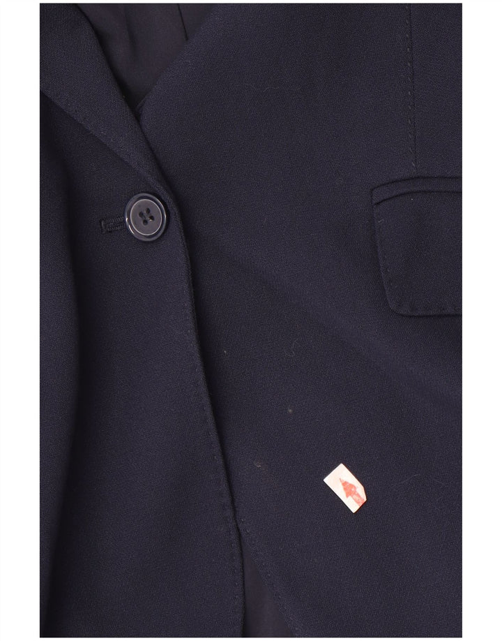 Giacca blazer a 1 bottone Marks & Spencer da donna UK 14 grande blu navy