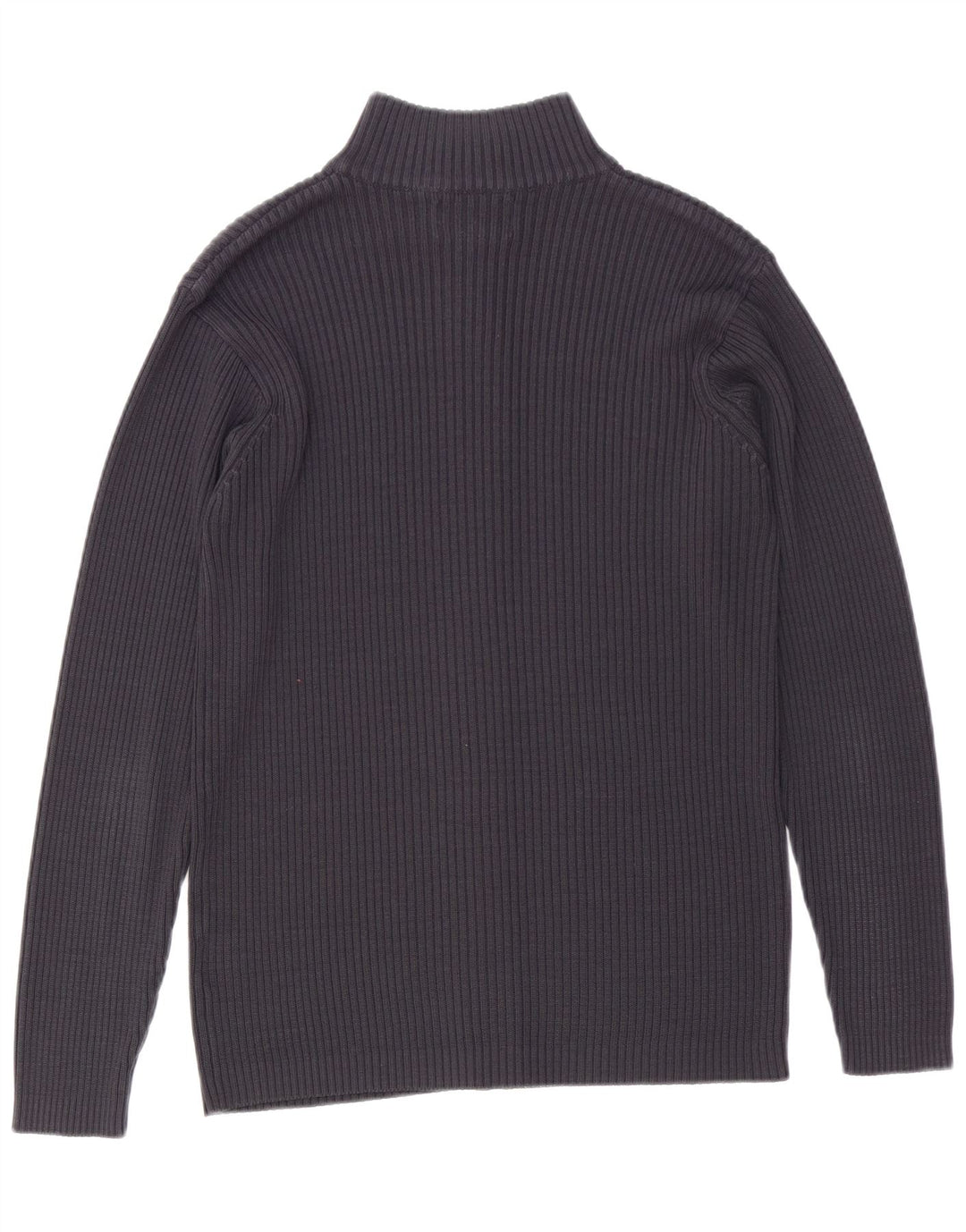 Maglione cardigan da uomo VINTAGE grande acrilico blu navy