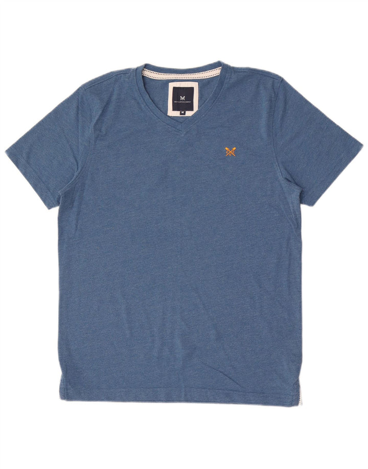 CREW CLOTHING T-shirt da uomo Top in cotone blu medio