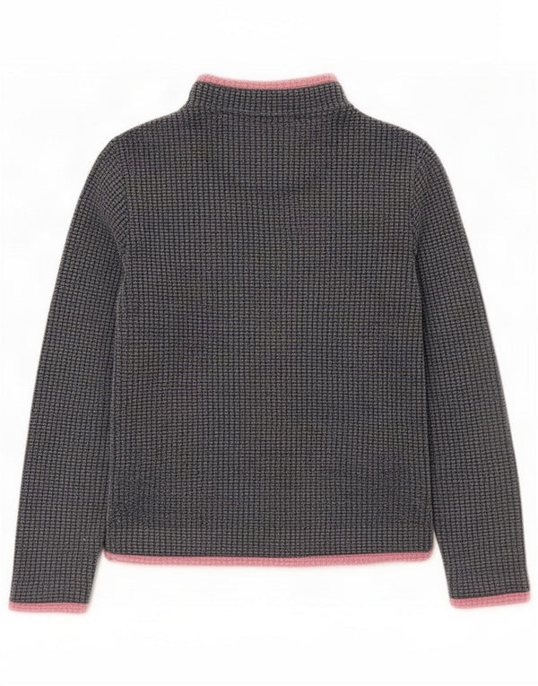 Weird Fish Womens Fleece Jacket UK 12 Medium Grey Polyester