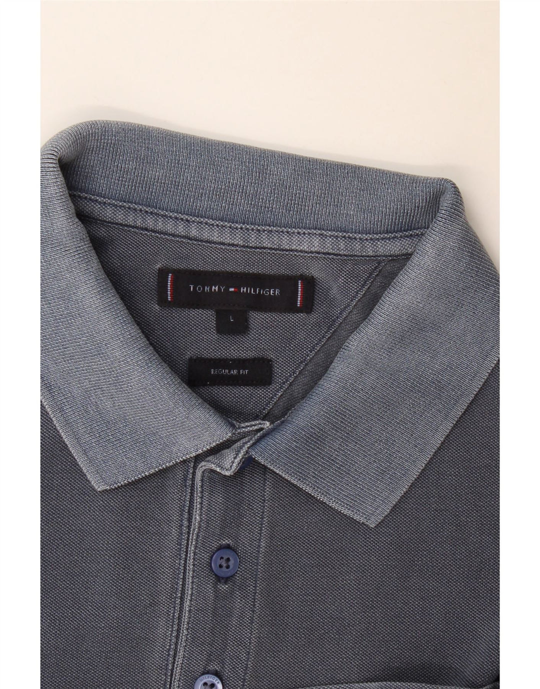 Polo da uomo vestibilità regolare Tommy Hilfiger Large Blu Navy