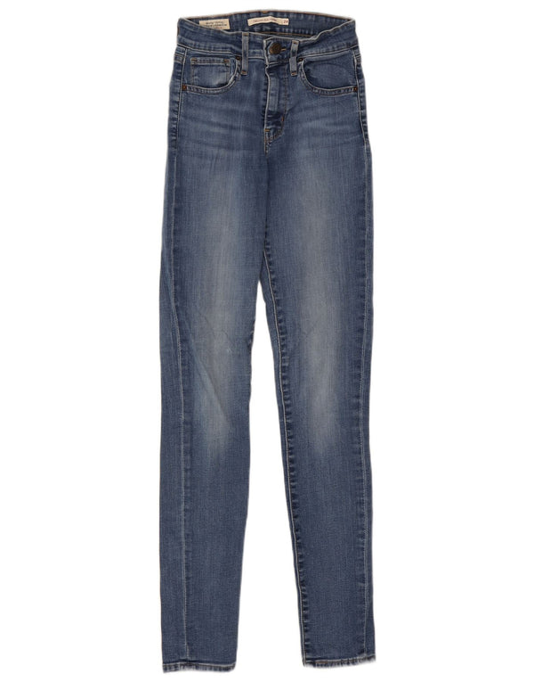 Jeans skinny a vita alta Levi's 721 da donna W24 L29 cotone blu