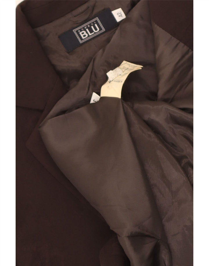 Giacca Blazer da Donna a 1 Bottone Aspesi IT 42 Lana Marrone Medio