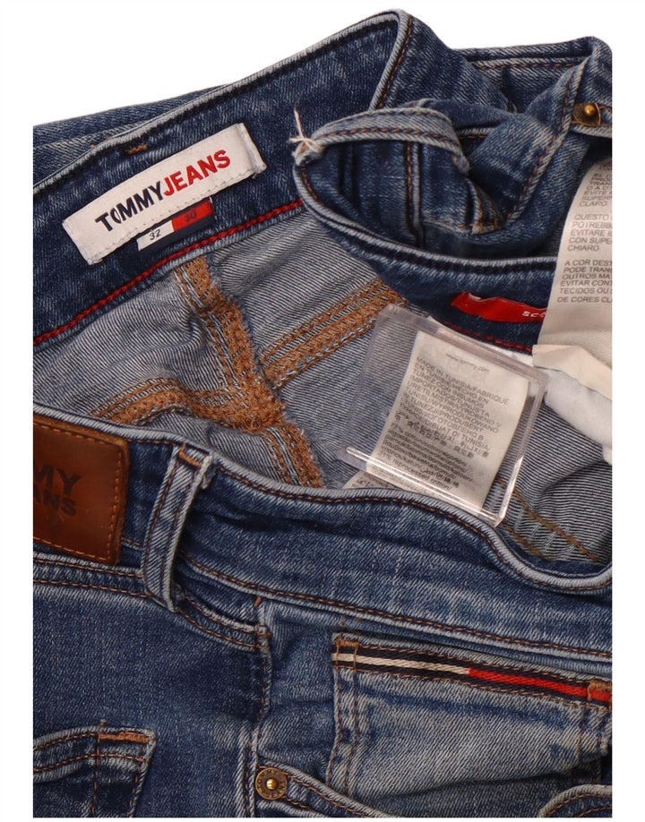 TOMMY HILFIGER Jeans dritti da donna W32 L27 cotone blu