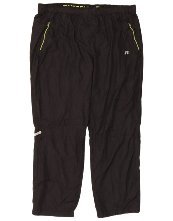 Pantaloni da tuta da uomo Russell Athletic UK 40/42 XL Poliestere nero