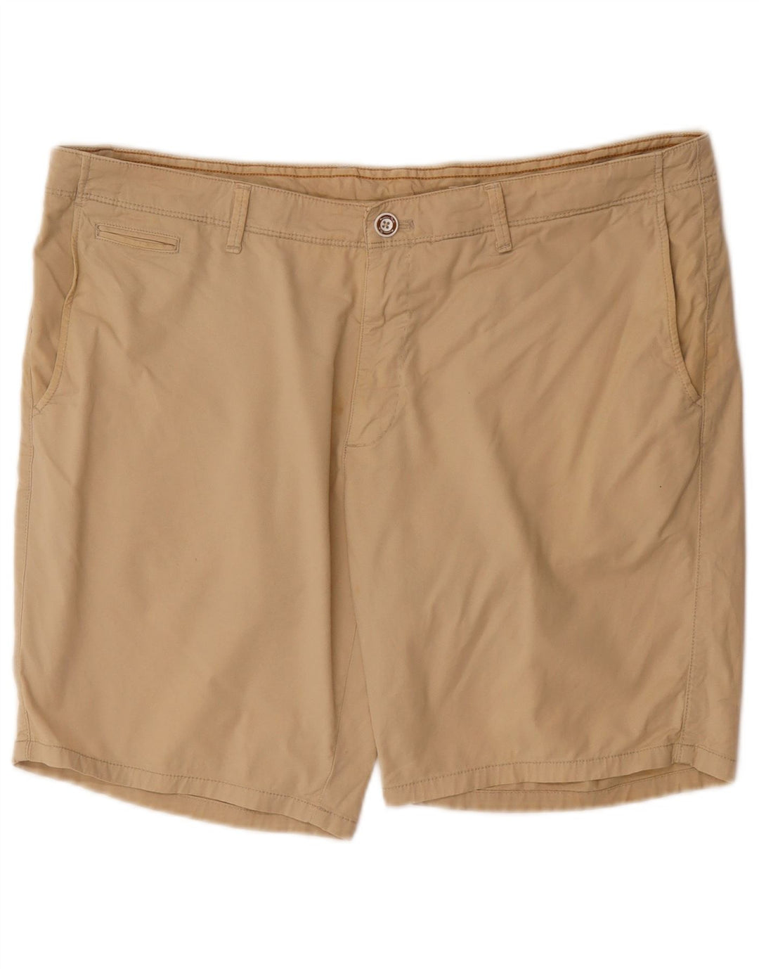 MASSIMO DUTTI Mens Chino Shorts EU 48 XL W38  Beige Cotton