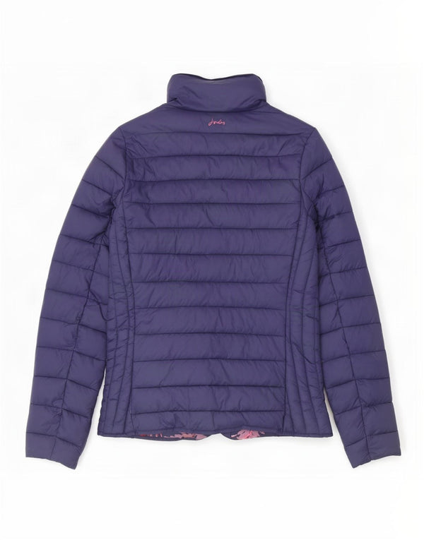 Giacca imbottita da donna Joules UK 8 Small Blu Navy in poliammide