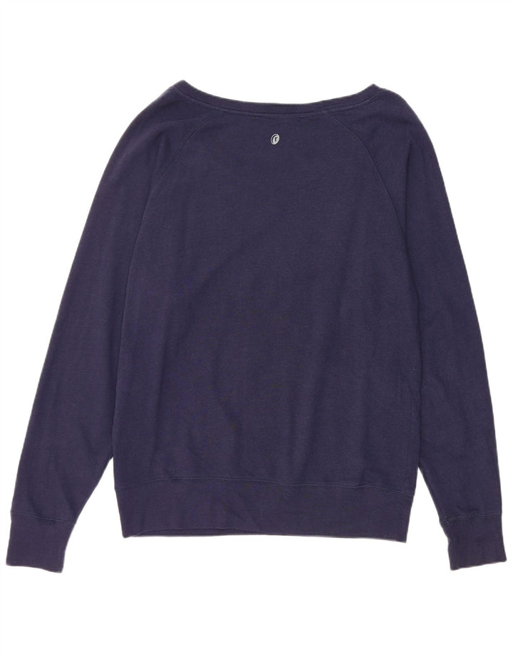 Felpa da donna RUSSELL ATHLETIC UK 14 cotone blu navy medio