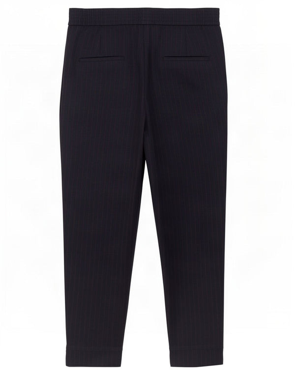 Pantaloni corti da donna Zara Joggers piccoli W26 L23 blu navy a righe