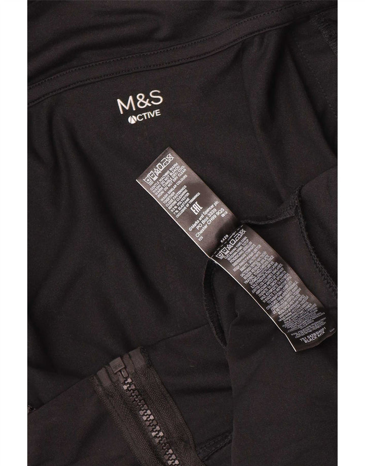 Giacca da ginnastica da donna Marks & Spencer UK 18 XL Black Colourblock