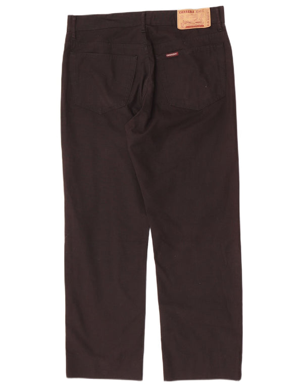 Pantaloni casual dritti da uomo Carrera IT 50 Large W34 L28 Cotone nero