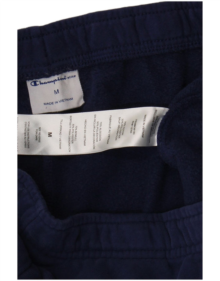 Pantaloni da tuta da uomo Champion in cotone medio blu navy
