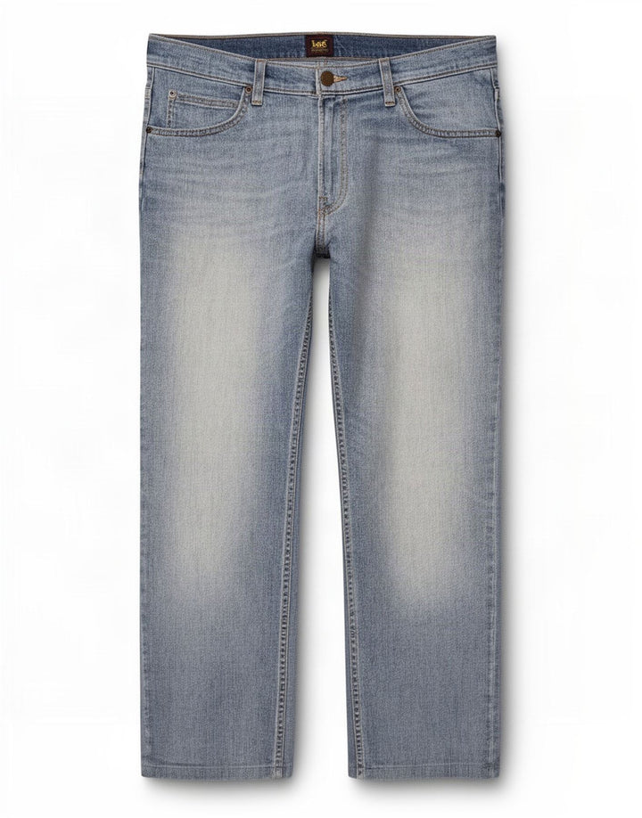 Jeans corti Lee da donna W32 L24 Blu