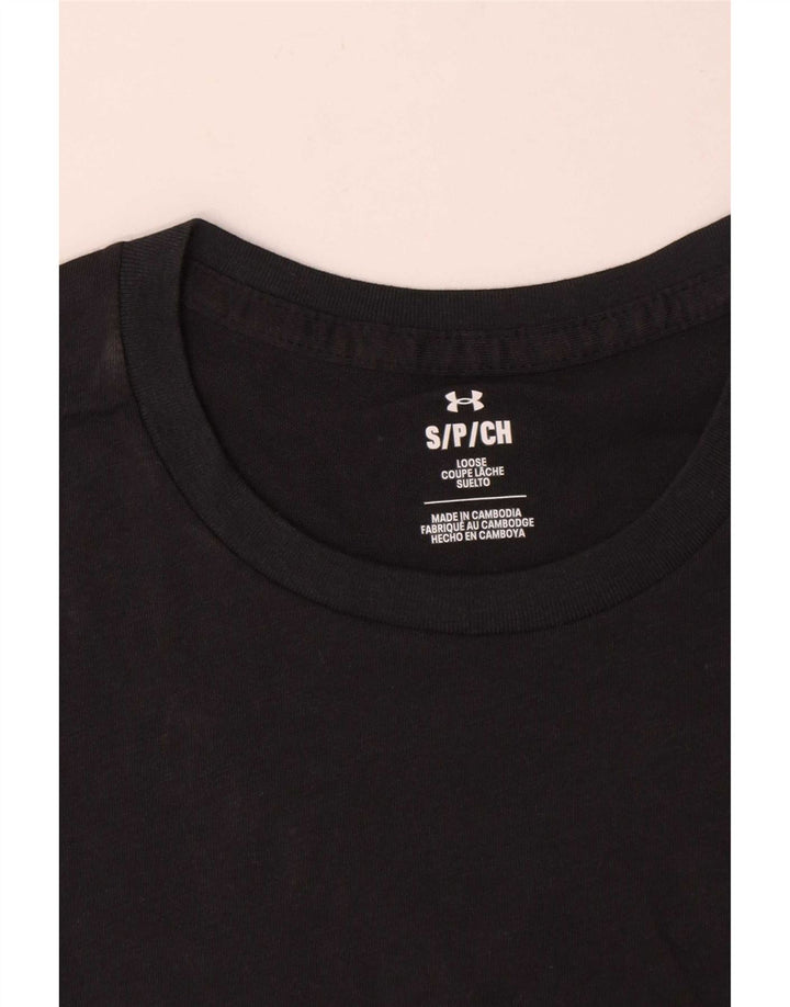 Maglietta da uomo Under Armour Top piccola nera