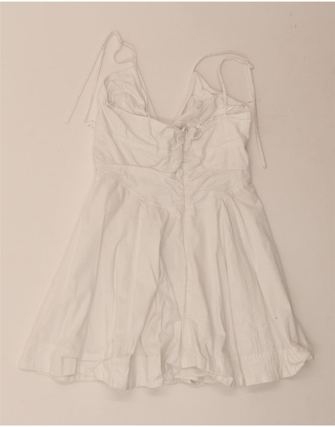 Prendisole Zara da donna UK 12 medio bianco