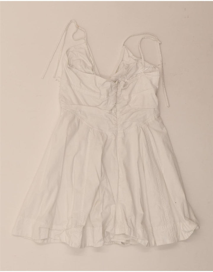 Prendisole Zara da donna UK 12 medio bianco