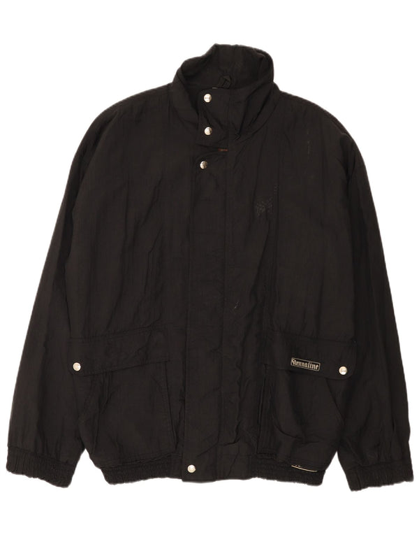 Giubbotto bomber vintage da uomo UK 42 XL nero