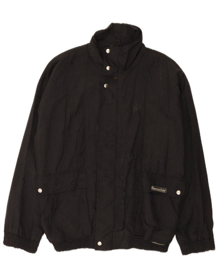 Giubbotto bomber vintage da uomo UK 42 XL nero