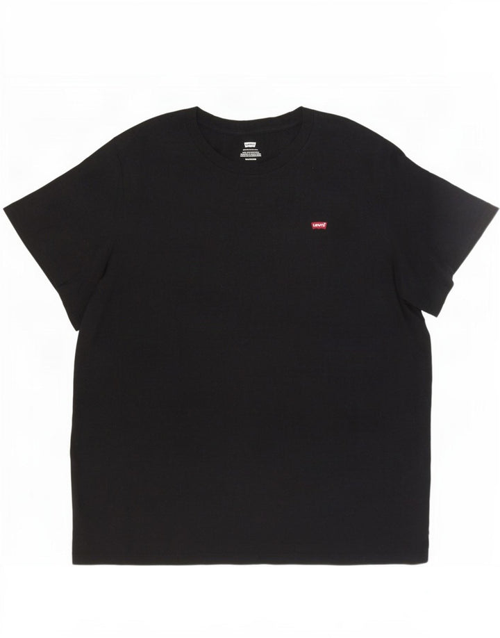 T-shirt da donna Levi's Top UK 22 3XL cotone nero