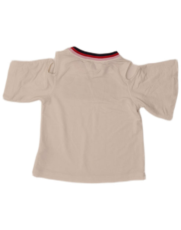 TOMMY HILFIGER Top con spalle scoperte con grafica per ragazze 8-9 anni bianco medio