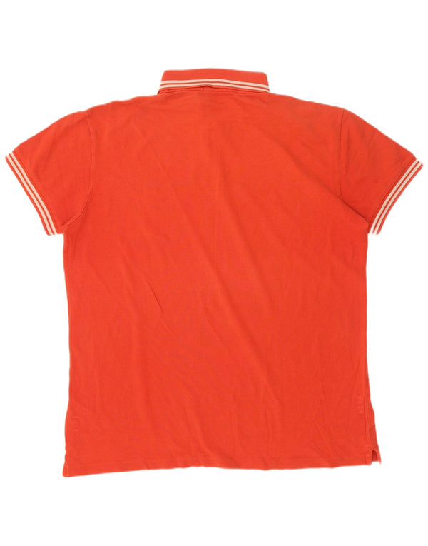 Polo da uomo Marc O'Polo XL in cotone arancione