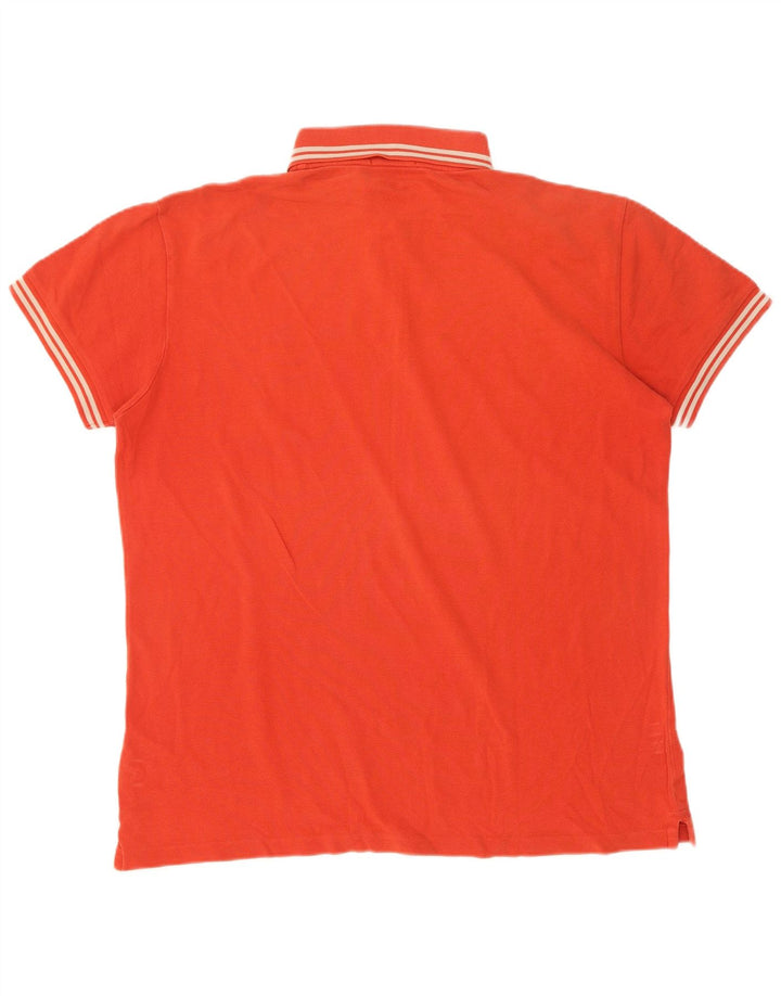 Polo da uomo Marc O'Polo XL in cotone arancione