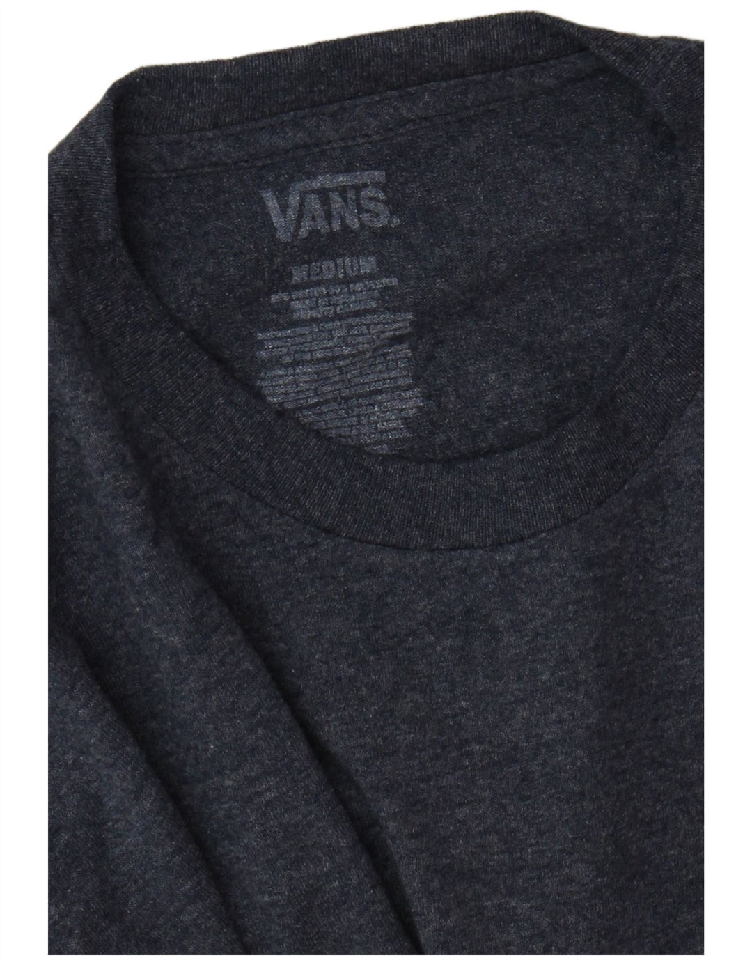 T-shirt grafica da uomo Vans Top blu medio chiazzato