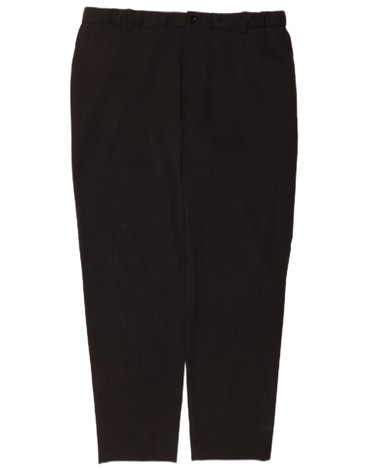Pantaloni chino affusolati da uomo Calvin Klein W36 L30 poliestere nero