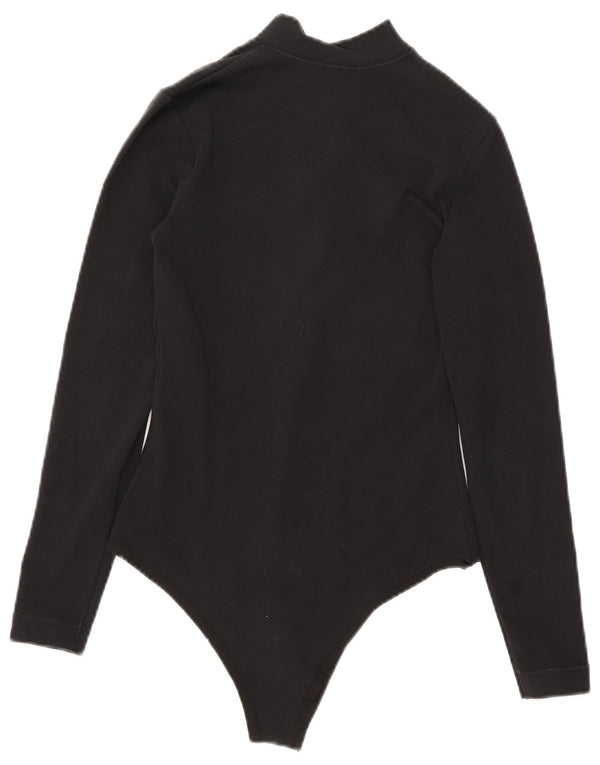Body a maniche lunghe da donna Nike UK 6 XS cotone nero