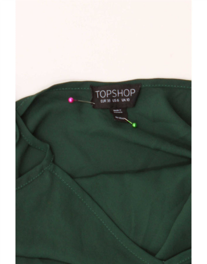 Topshop Canottiera da donna UK 10 Small Verde
