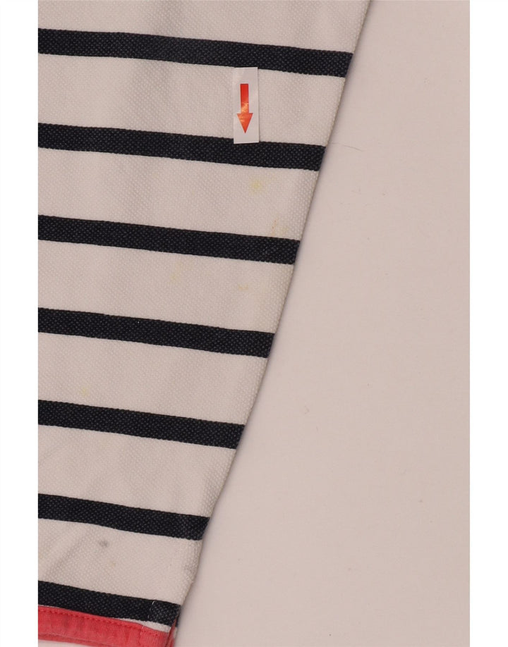 Crew Clothing Felpa da donna Maglione UK 10 Small White Striped