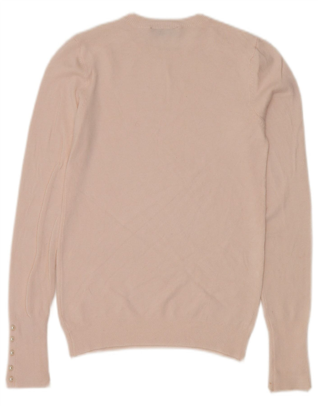 Maglione maglione girocollo da donna Zara UK 8 piccolo rosa