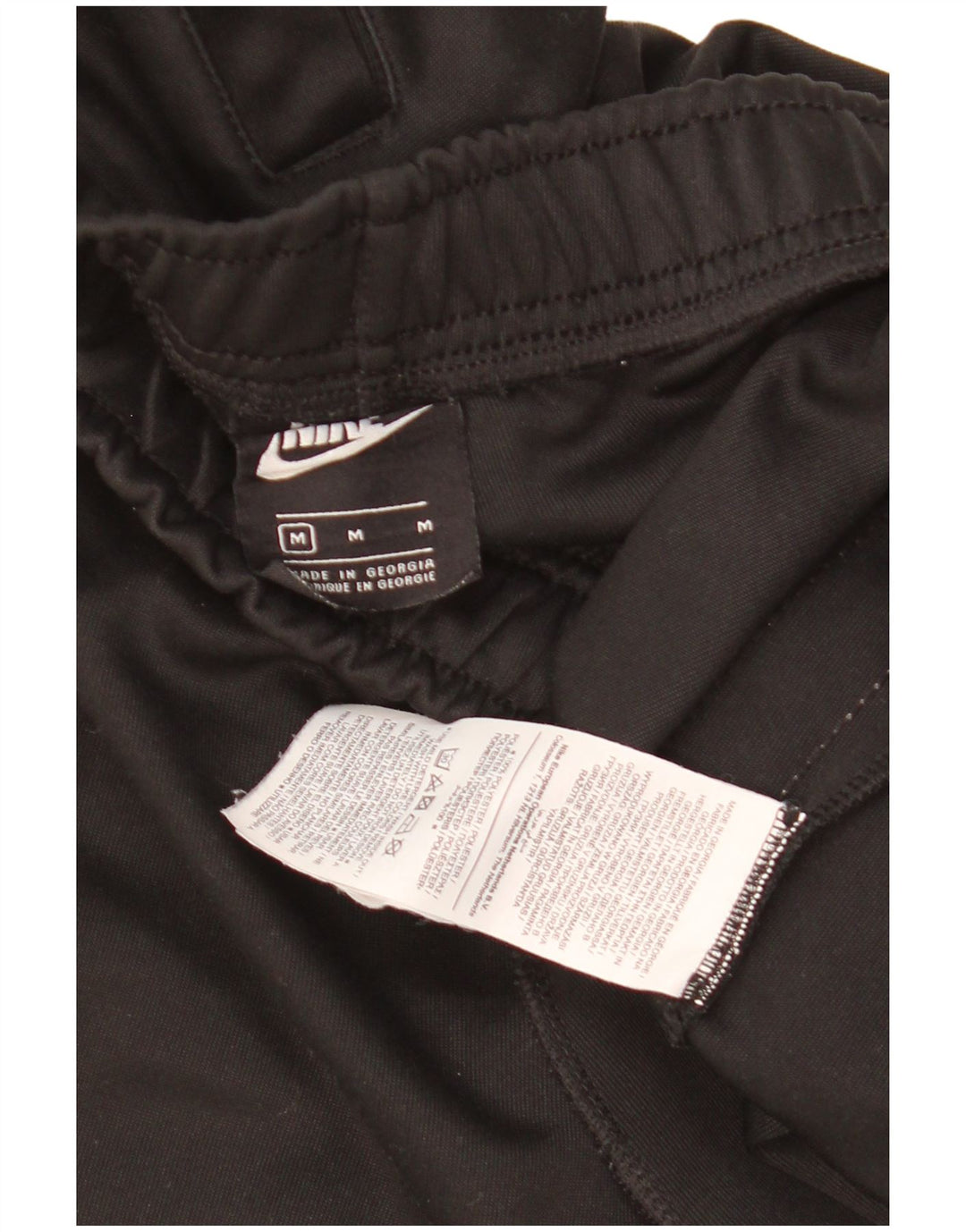 Pantaloni da tuta con grafica Nike da uomo, pantaloni da jogging, poliestere nero medio