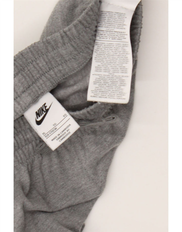 Pantaloncini sportivi Nike da ragazzo 13-14 anni XL Poliestere chiazzato grigio