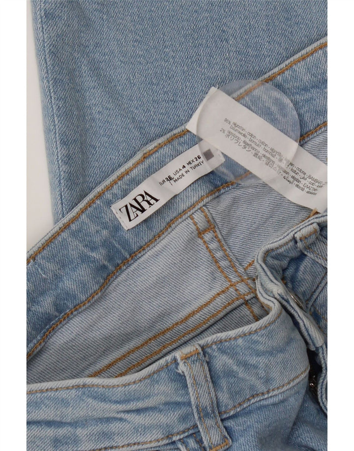 Jeans Bootcut da donna Zara EU 36 XS W26 L24 Cotone blu