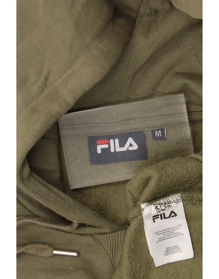 Felpa con cappuccio oversize da donna Fila UK 14 poliestere kaki medio