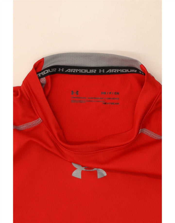 Maglietta a compressione da uomo Under Armour piccola rossa