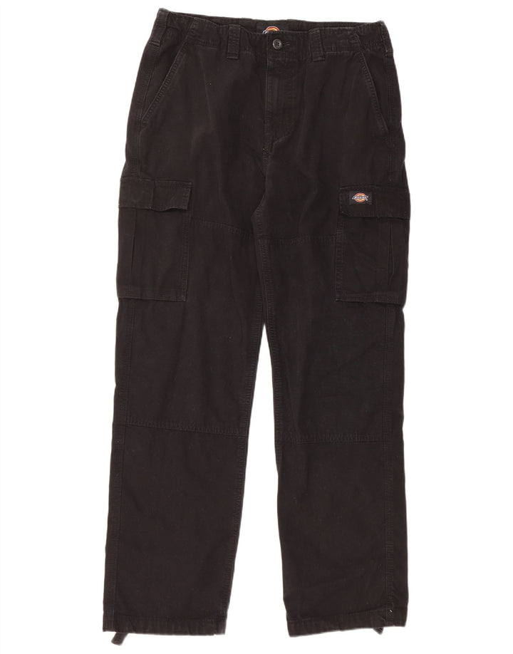 Pantaloni cargo dritti da uomo Dickies W30 L30 cotone nero