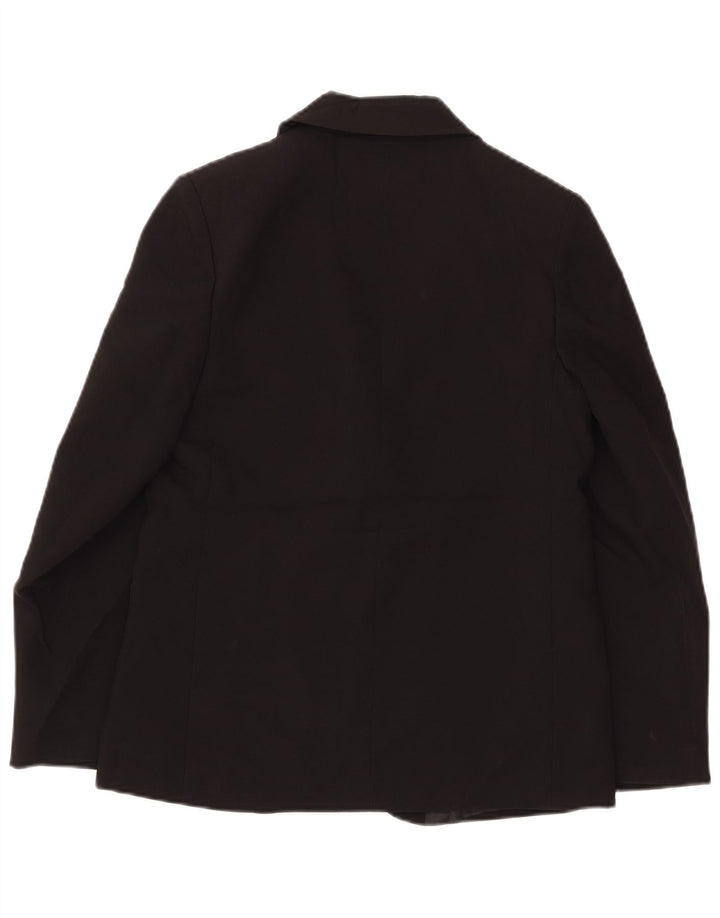 MARKS & SPENCER Giacca blazer a 2 bottoni da ragazza 12-13 anni in poliestere nero