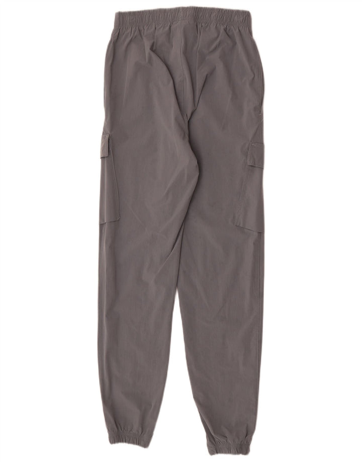 Pantaloni della tuta cargo Nike da uomo, pantaloni da jogging, piccoli, in nylon grigio