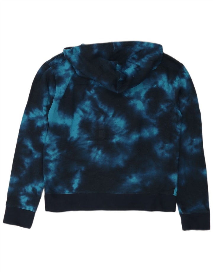 Maglione con cappuccio da donna CHAMPION UK 14 Medium Navy Blue Tie Dye