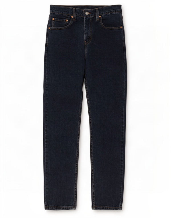 Levi's Mens 502 Tapered Jeans W30 L32 Navy Blue Cotton