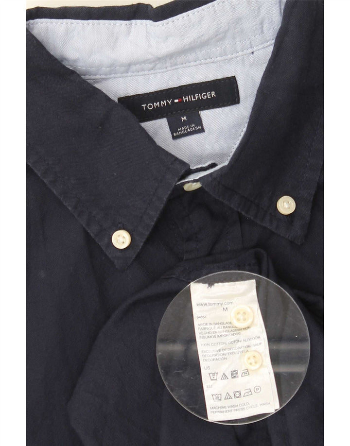 Camicia da uomo Tommy Hilfiger cotone medio blu navy