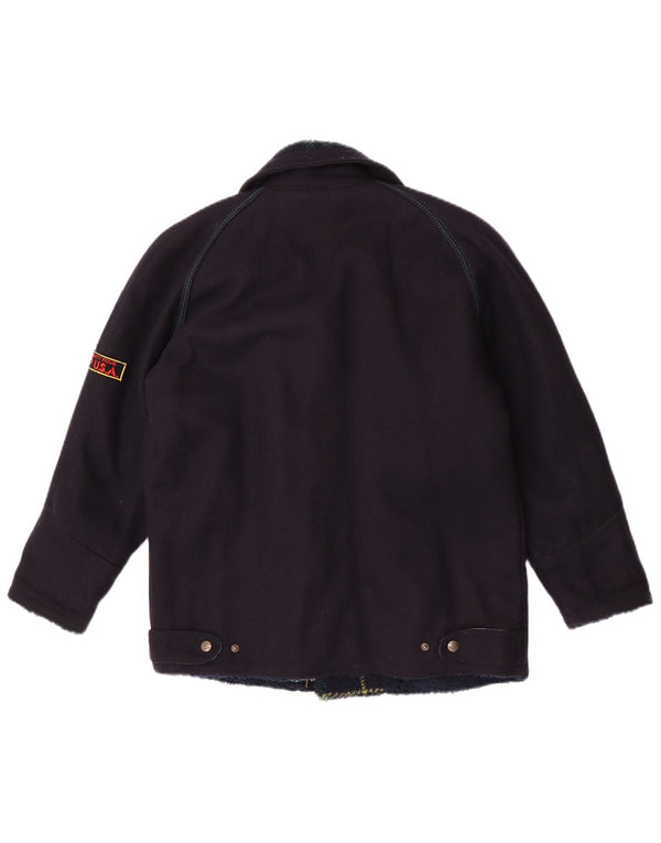 POP 84 Giacca da donna oversize con maniche a 3/4 EU 36 Small Blu Navy
