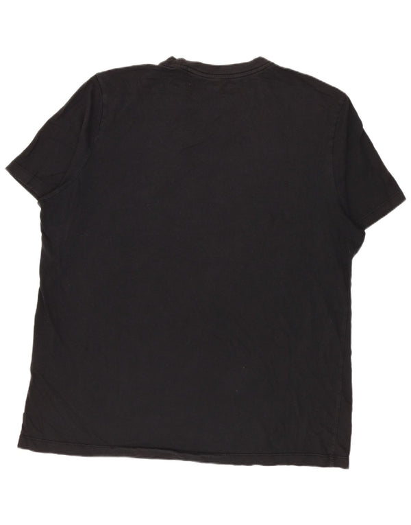 T-shirt grafica da uomo NIKE Top XL in cotone nero
